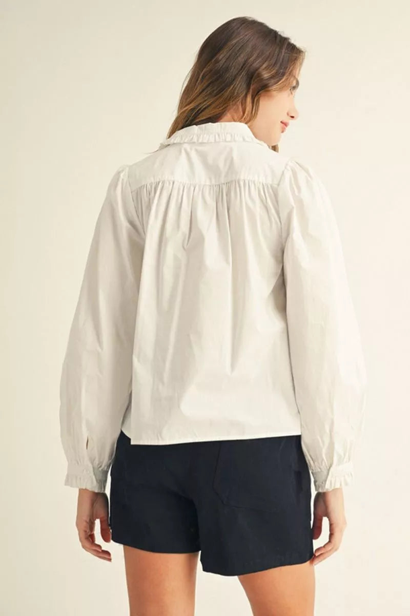 Heirloom Ruffle Collar Blouse