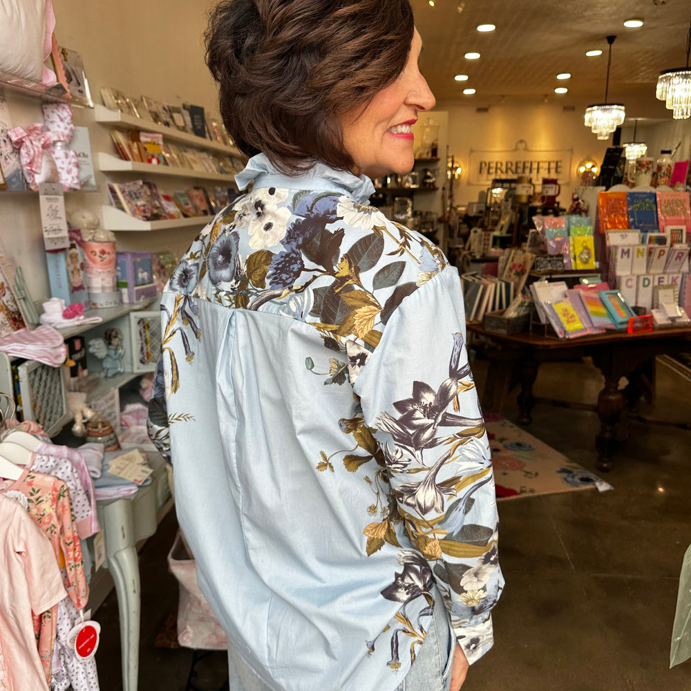 Francis Floral Button Up Top