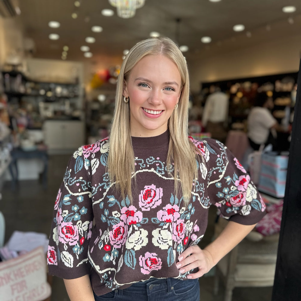 CoCo Floral Sweater