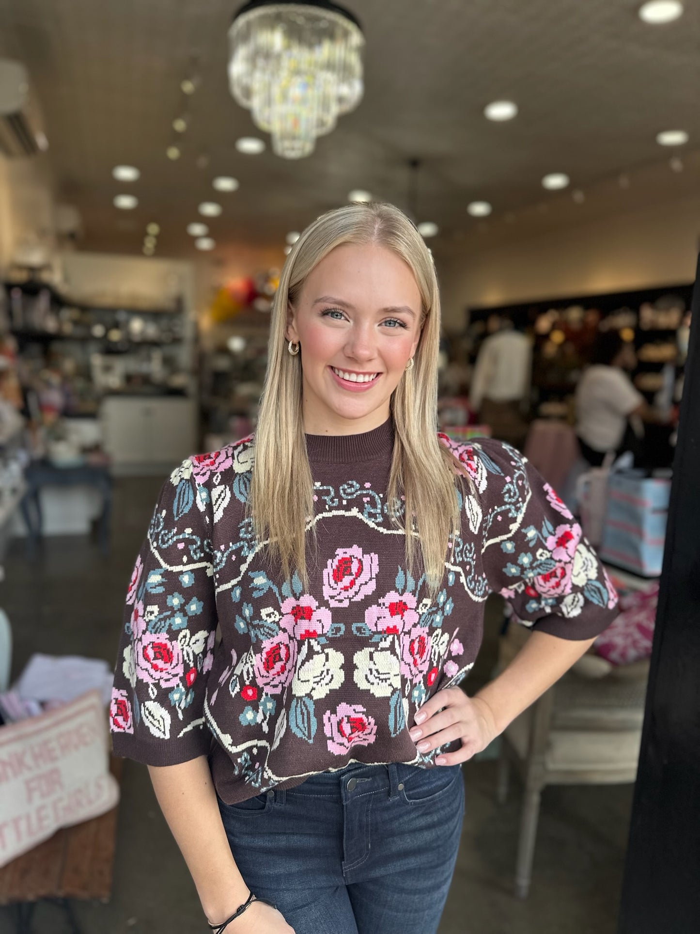 CoCo Floral Sweater