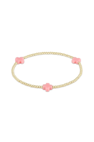 
                      
                        enewton Signature Cross Gold Pattern 2mm Bracelet
                      
                    