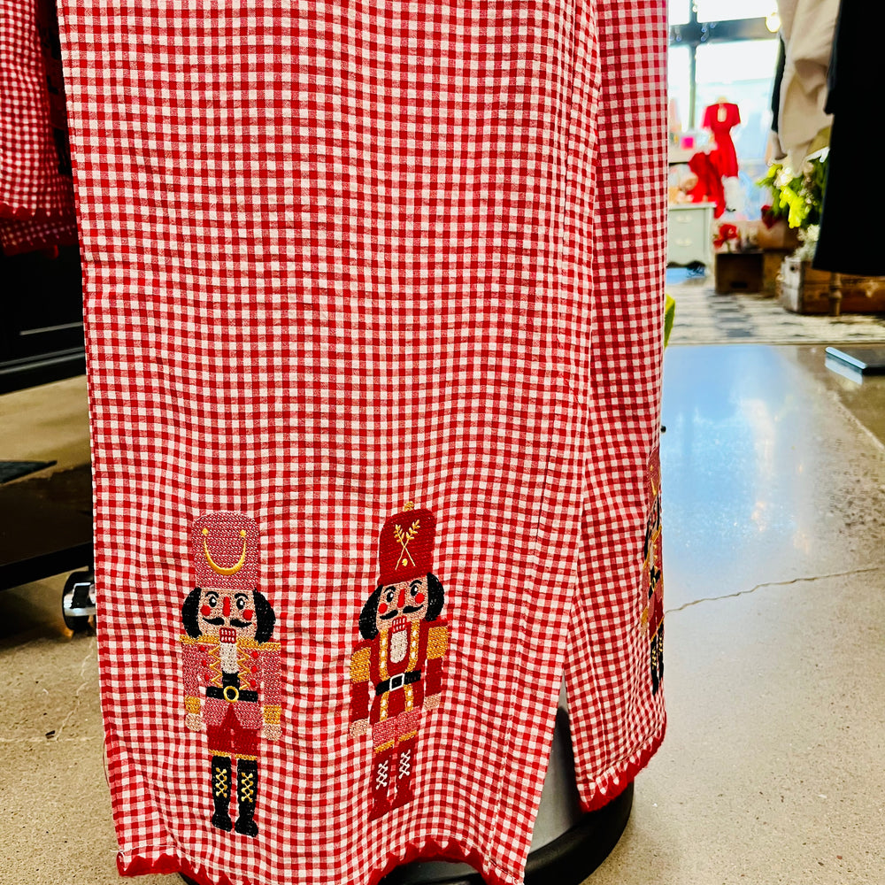 
                      
                        Gingham Nutcracker Pajama Set
                      
                    