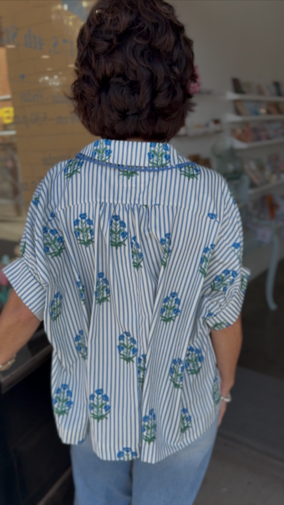 
                      
                        Savanna Scalloped Collar Blouse
                      
                    