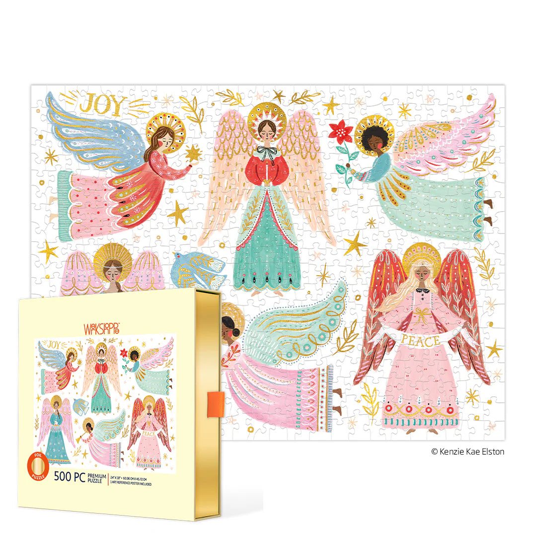 Heavenly Angels 500 pc Foil Puzzle