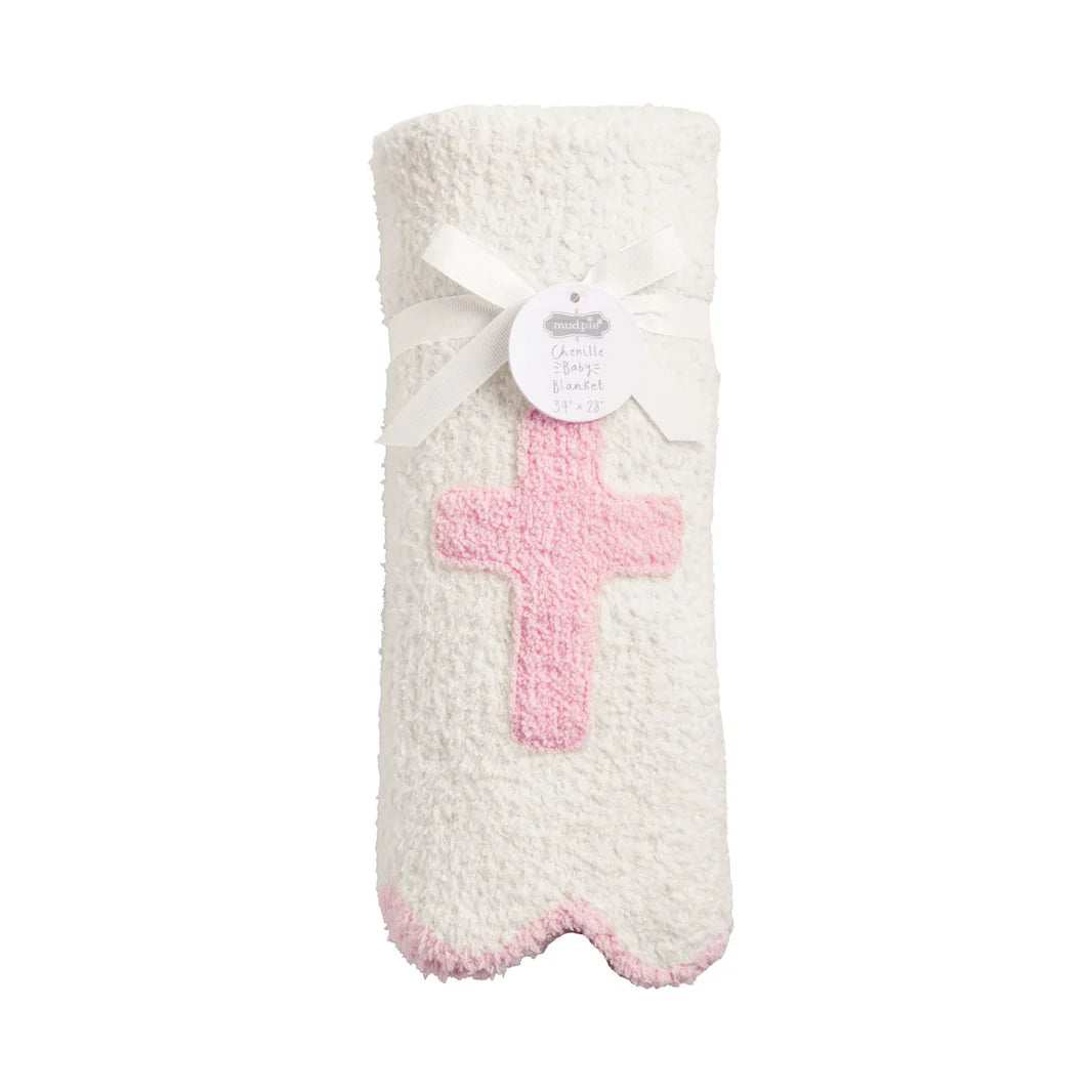 Chenille Cross Blankets