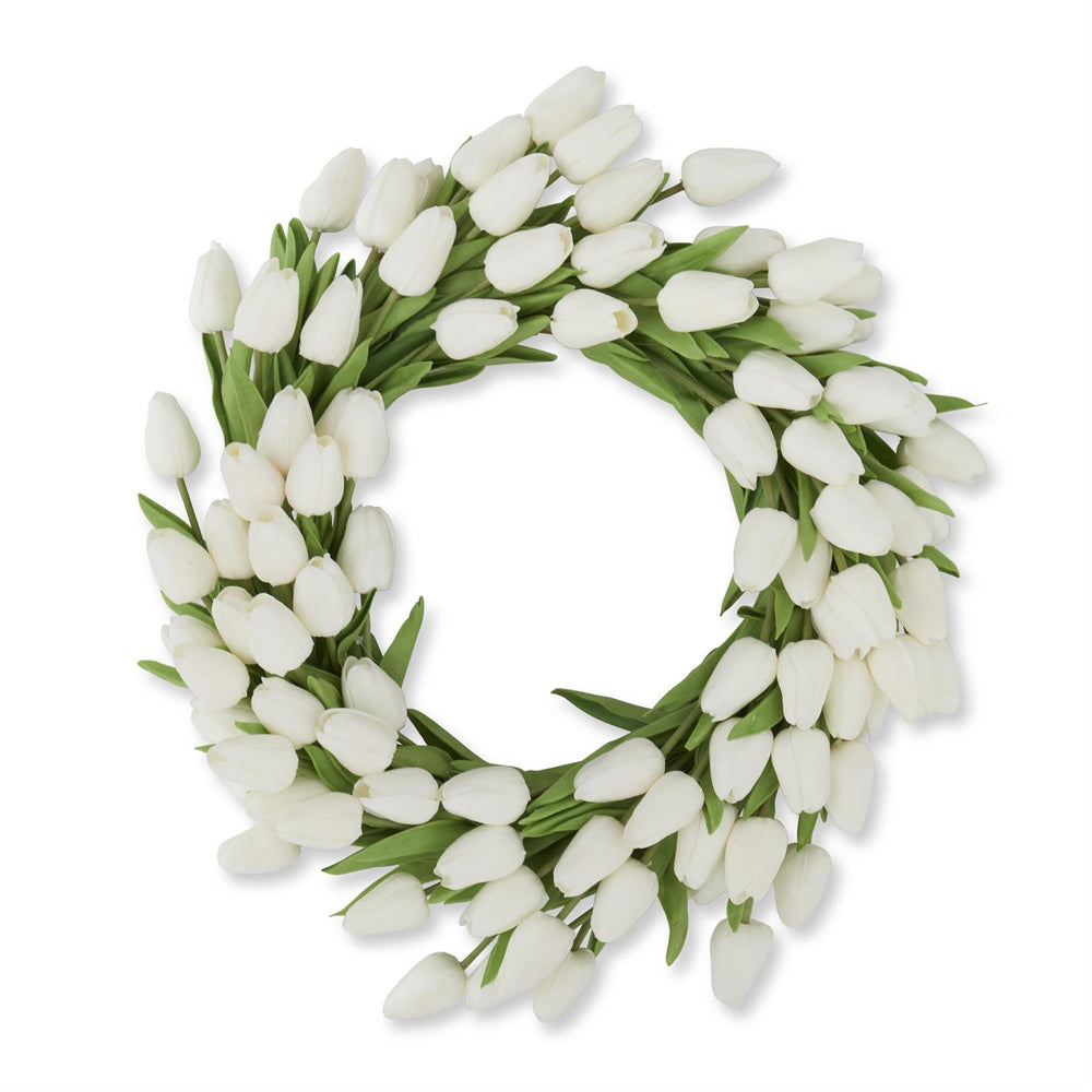 22 inch Real Touch Tulip Wreath (AJ)