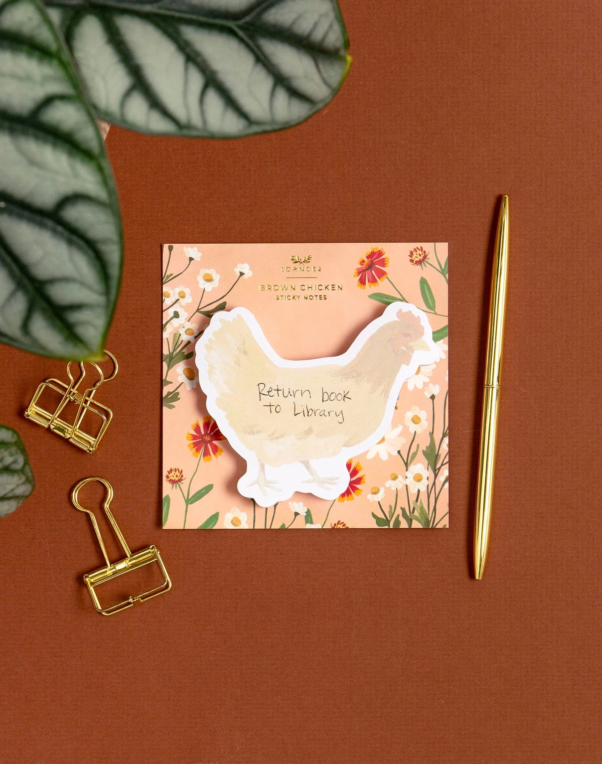 Brown Chicken Sticky Notes