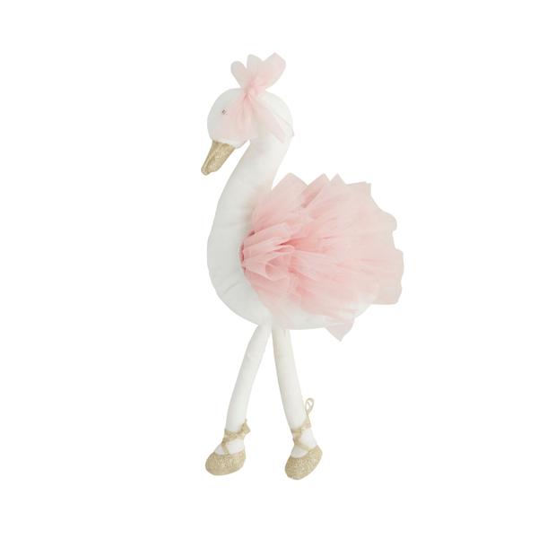 Swan Velvet Princess Plush