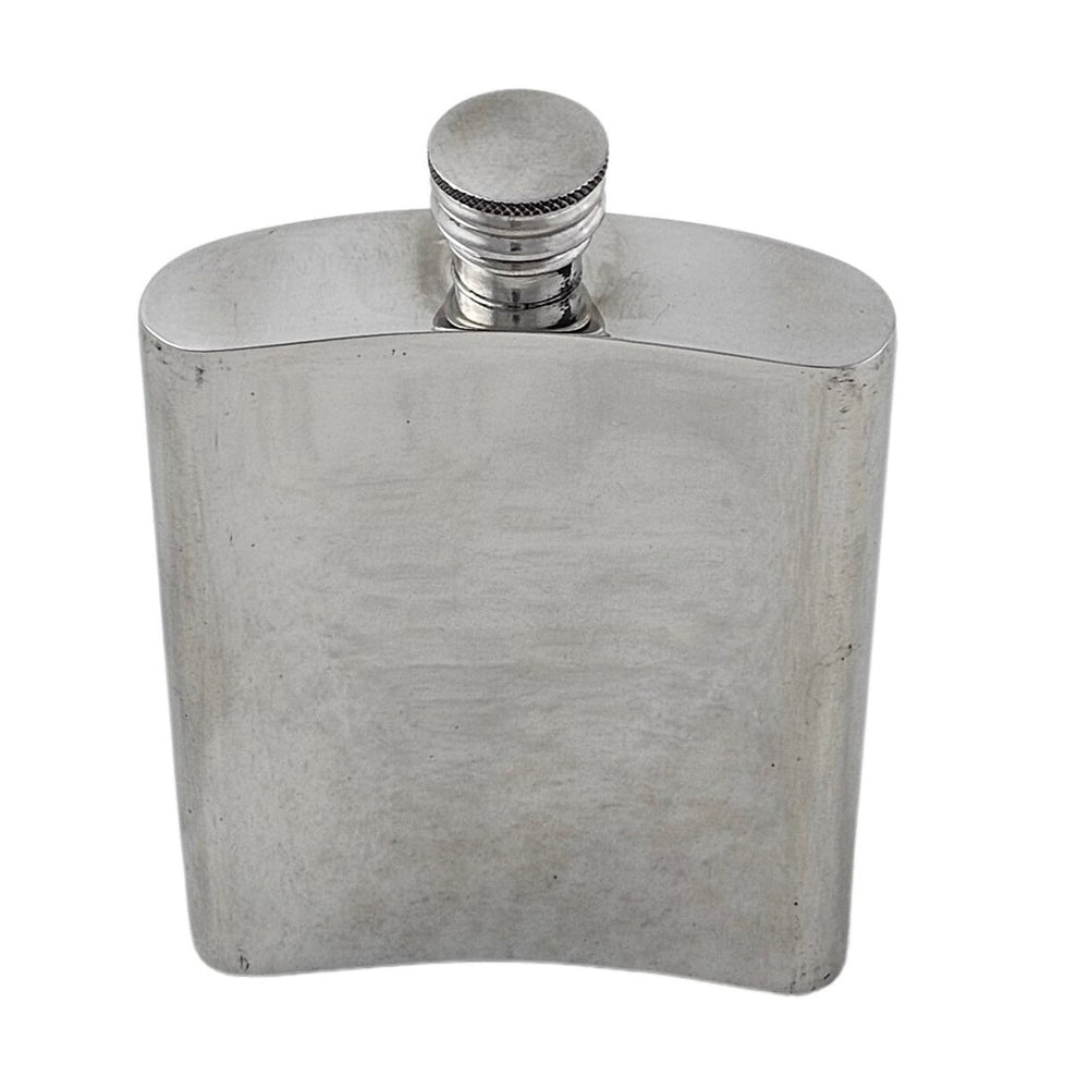 Golf Scene Pewter Flask