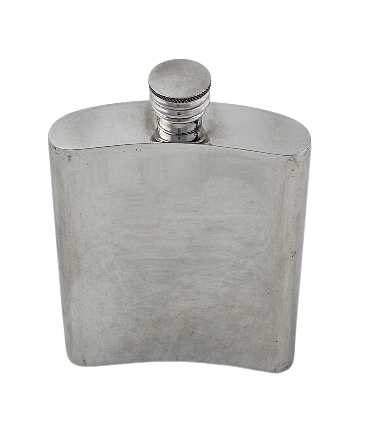 Golf Scene Pewter Flask