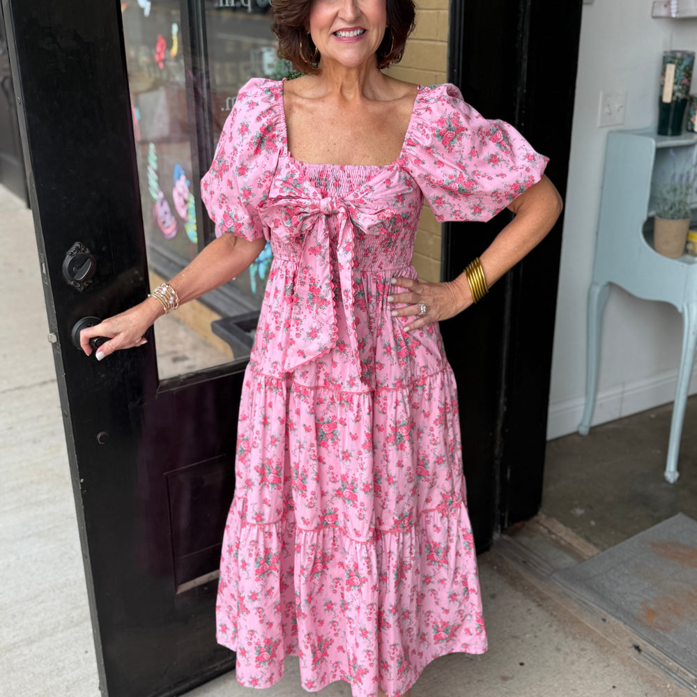Perfectly Pink Floral Dress