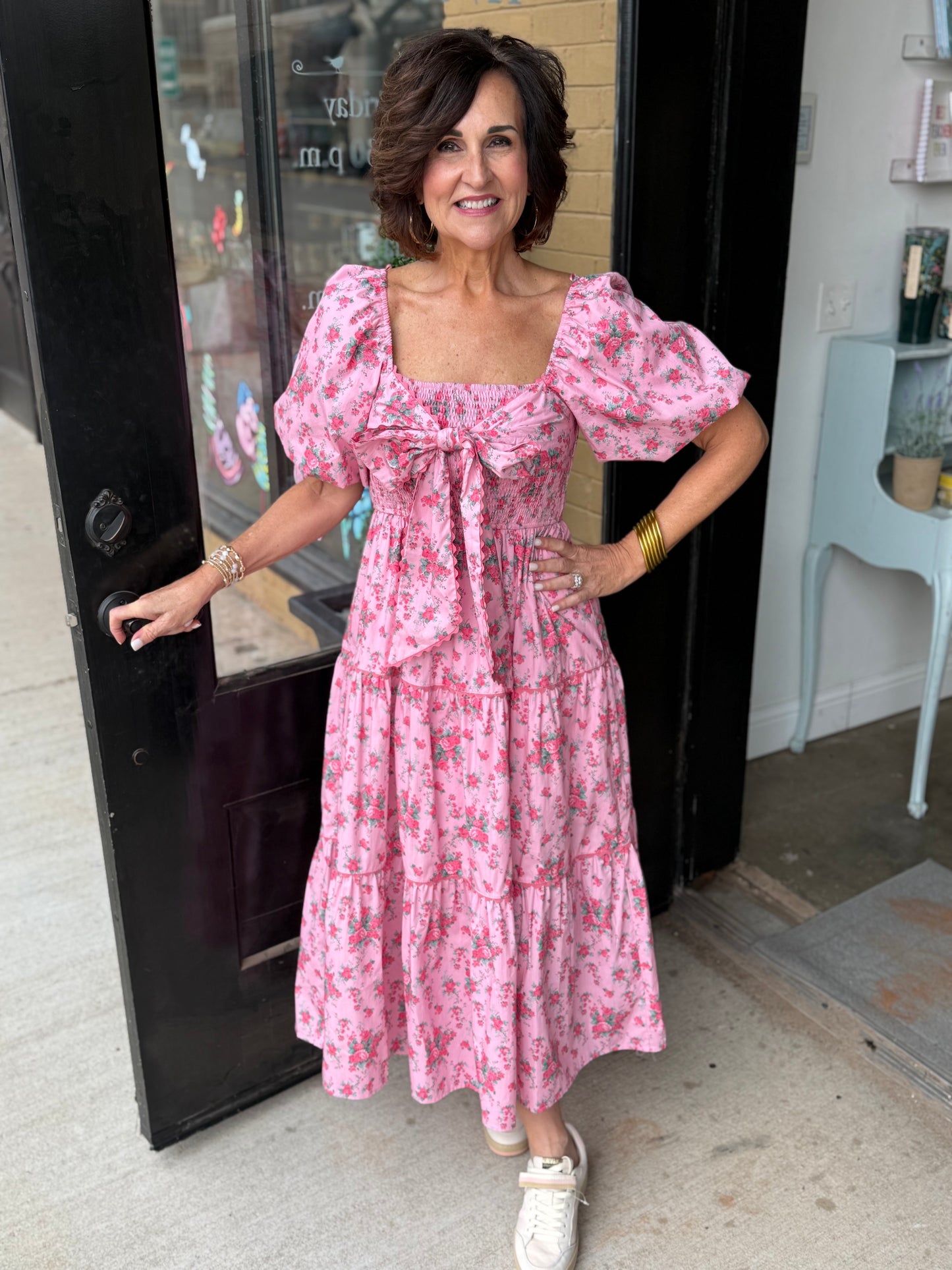 Perfectly Pink Floral Dress