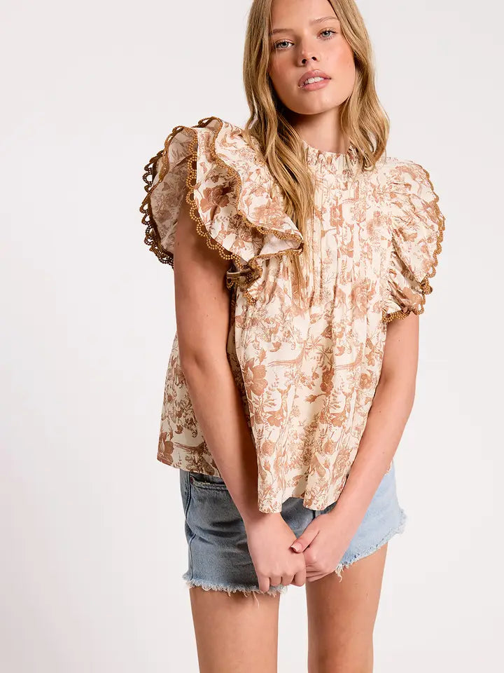 Fall Toile Top