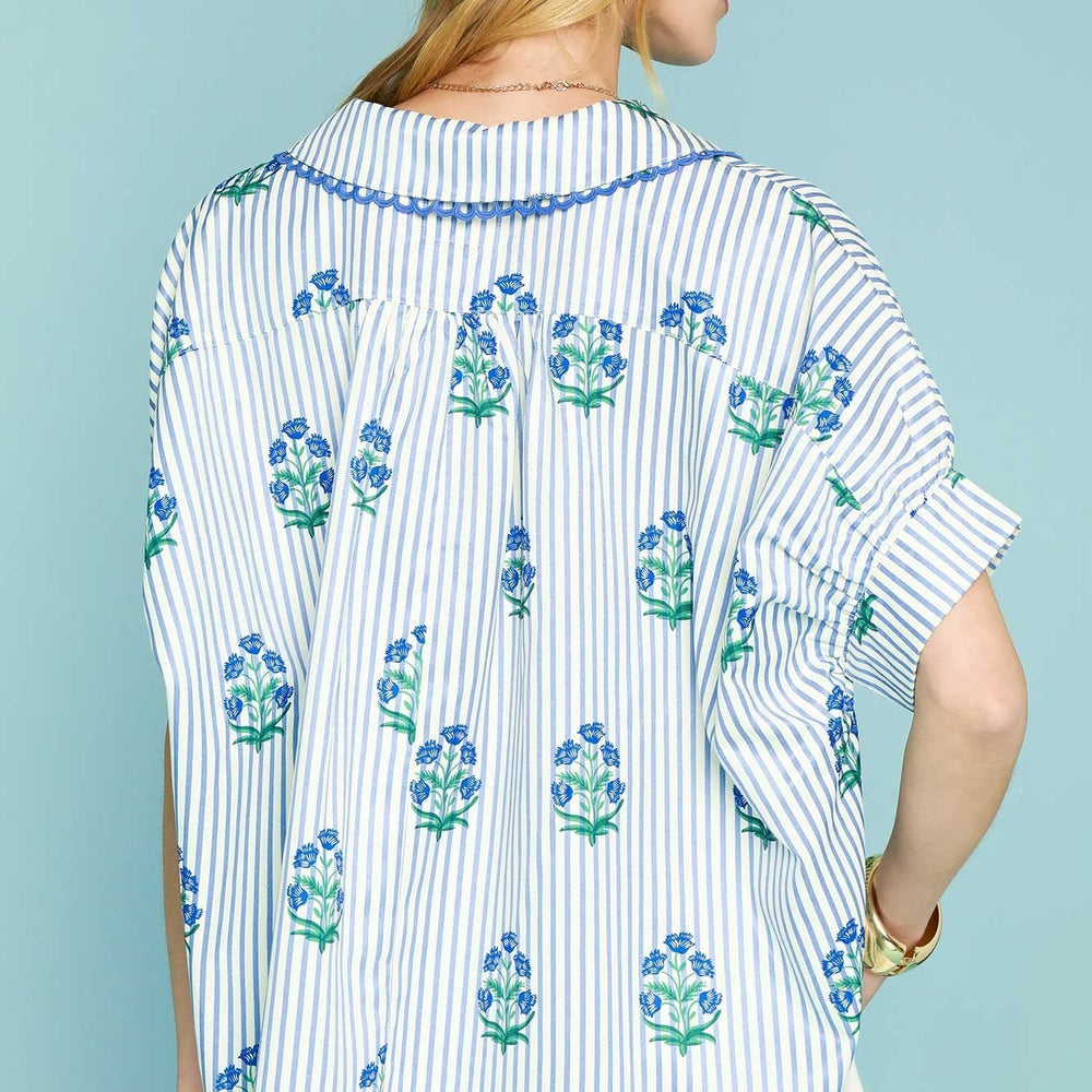 
                      
                        Savanna Scalloped Collar Blouse
                      
                    
