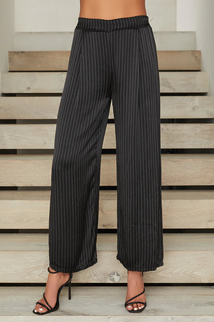 Italian Pinstripe Palazzo Pant