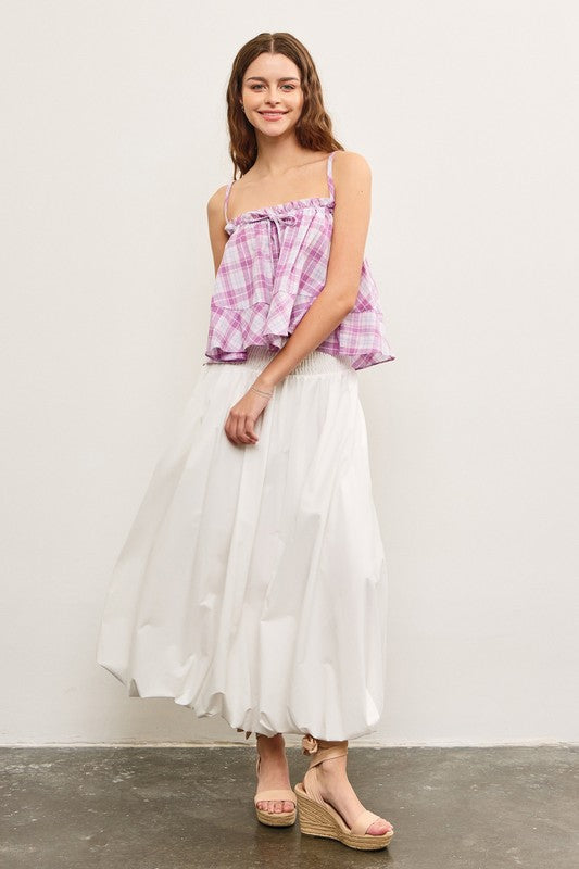 Bailey Bubble Hem Skirt