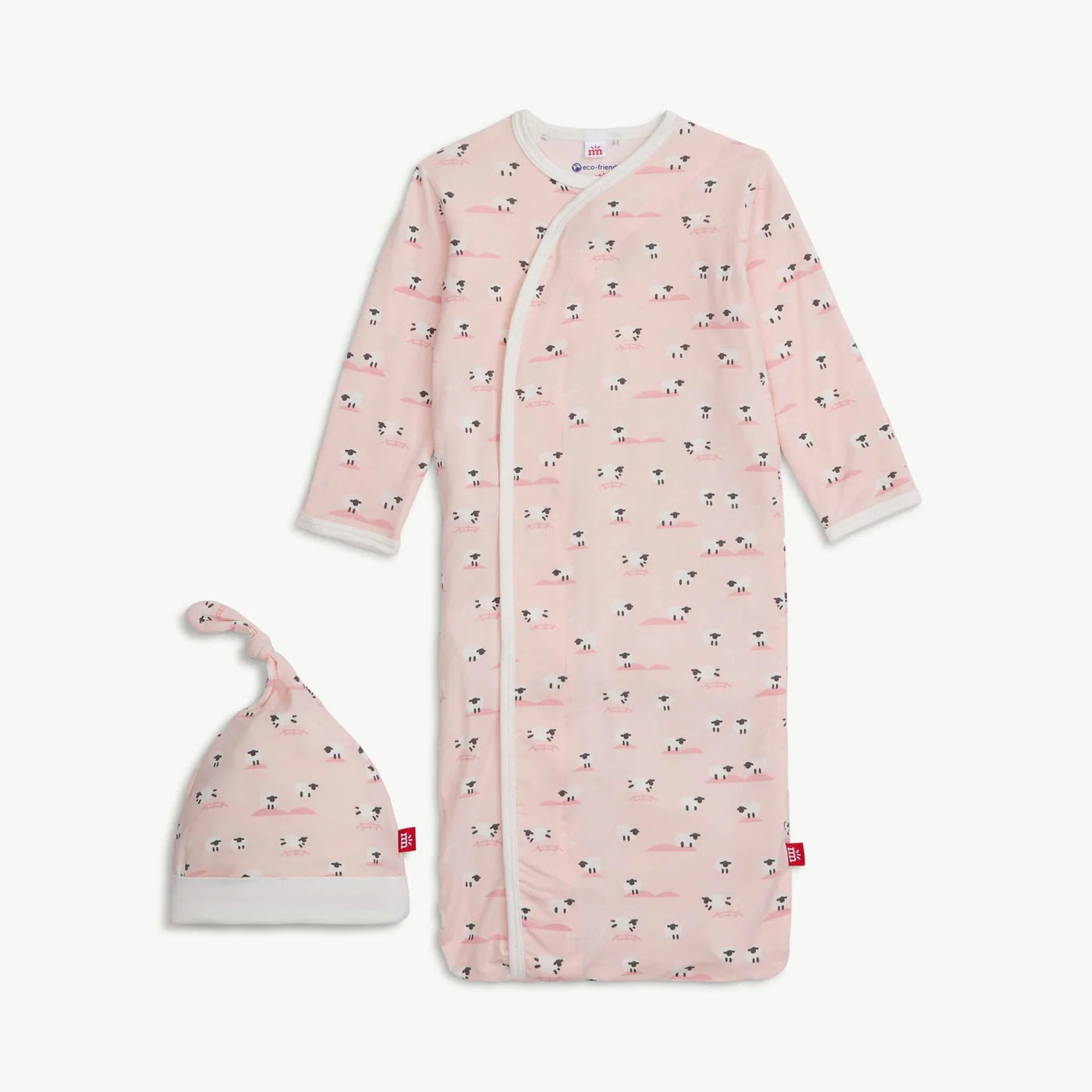 Baa Baa Baby Pink Gown Set NB-3M