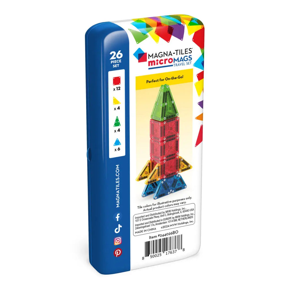 
                      
                        Magna-Tiles MicroMAGS 26 Pc Travel Set
                      
                    