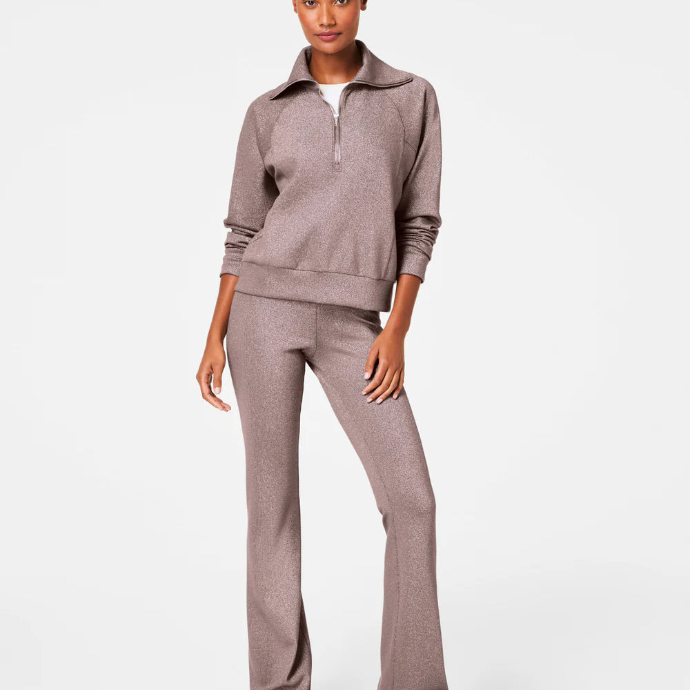 
                      
                        Spanx AirEssentials Half Zip Top Smoke Silver
                      
                    