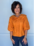 
                      
                        Camille Caramel Embroidered Blouse
                      
                    