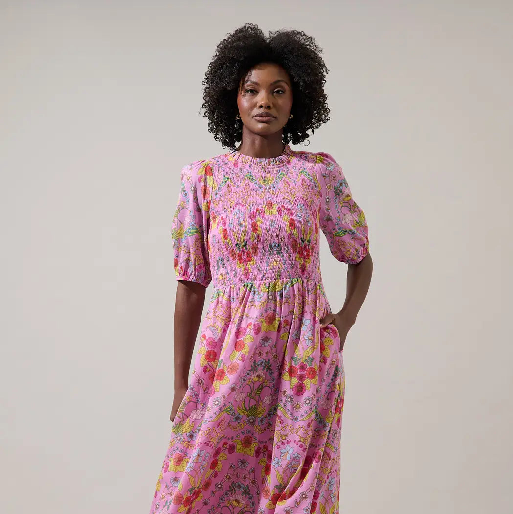 Ramsie Floral Smocked Dress