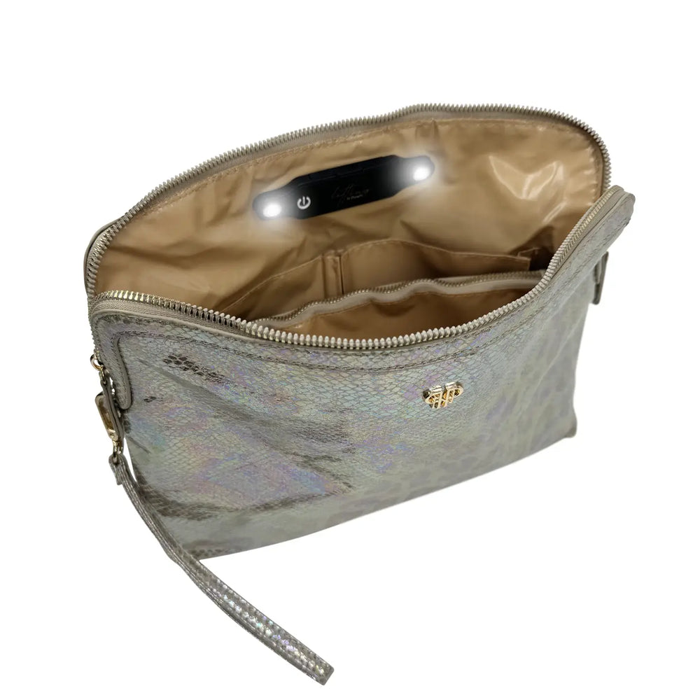 Glimmer Leopard Litt Mini Organizer