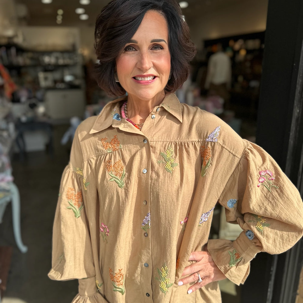 Fresh Cut Floral Embroidered Blouse