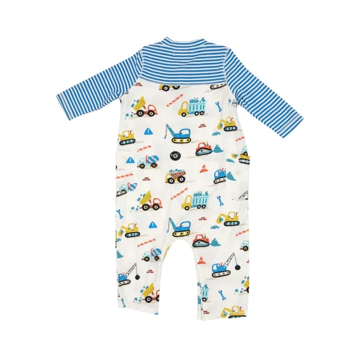 
                      
                        Crayon Construction Truck Romper
                      
                    