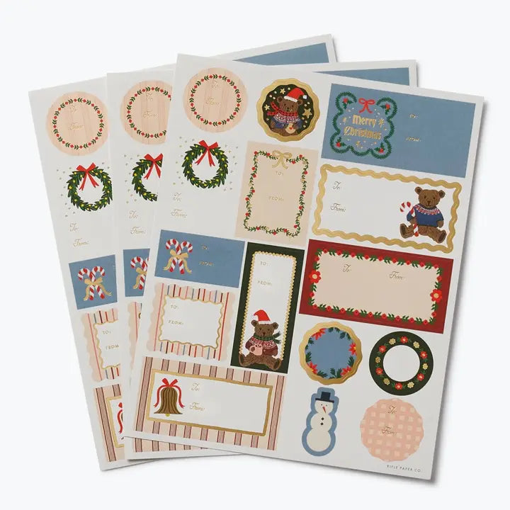 Rifle Paper Co. Beary Christmas Label Set