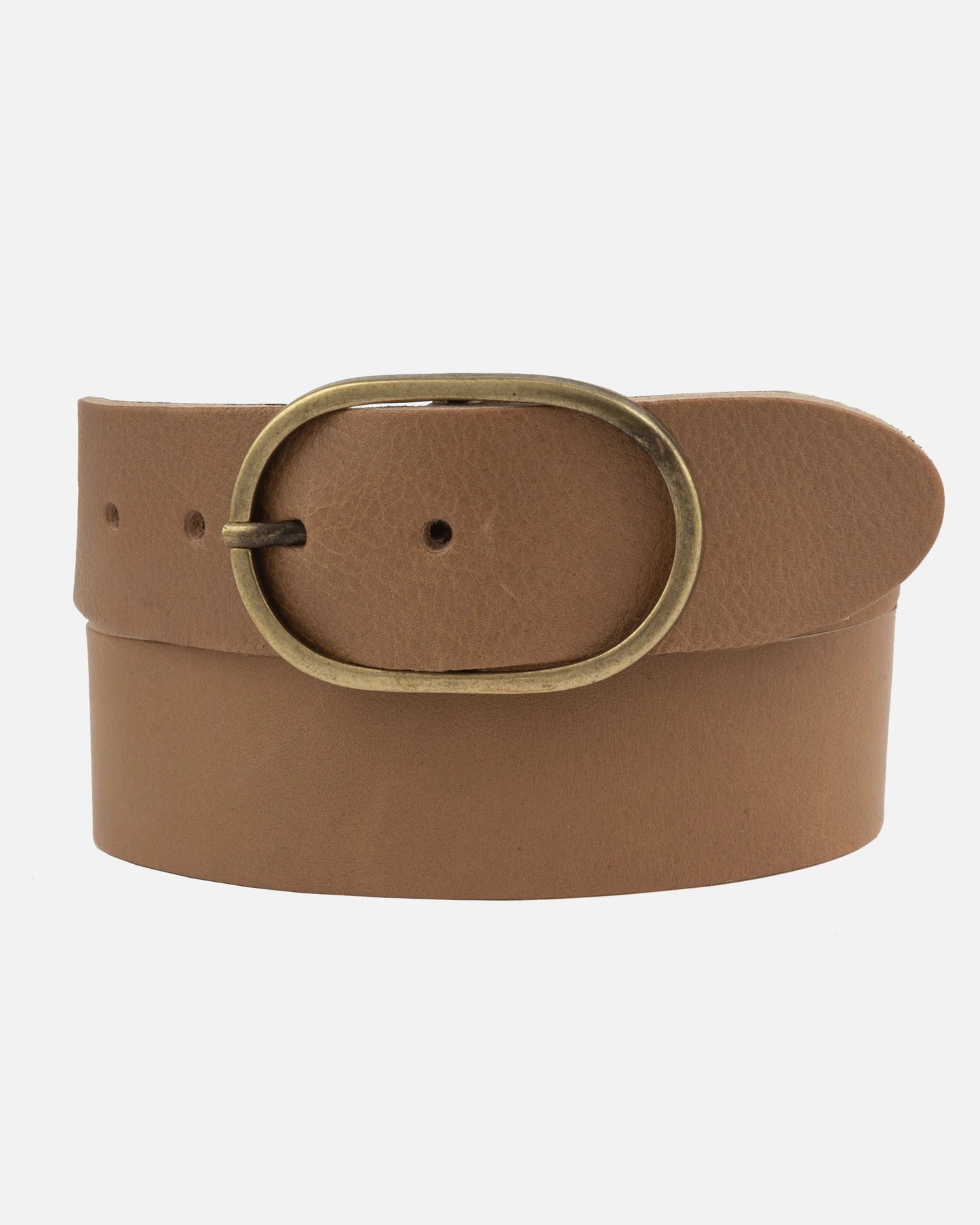Fien Sand Leather Belt