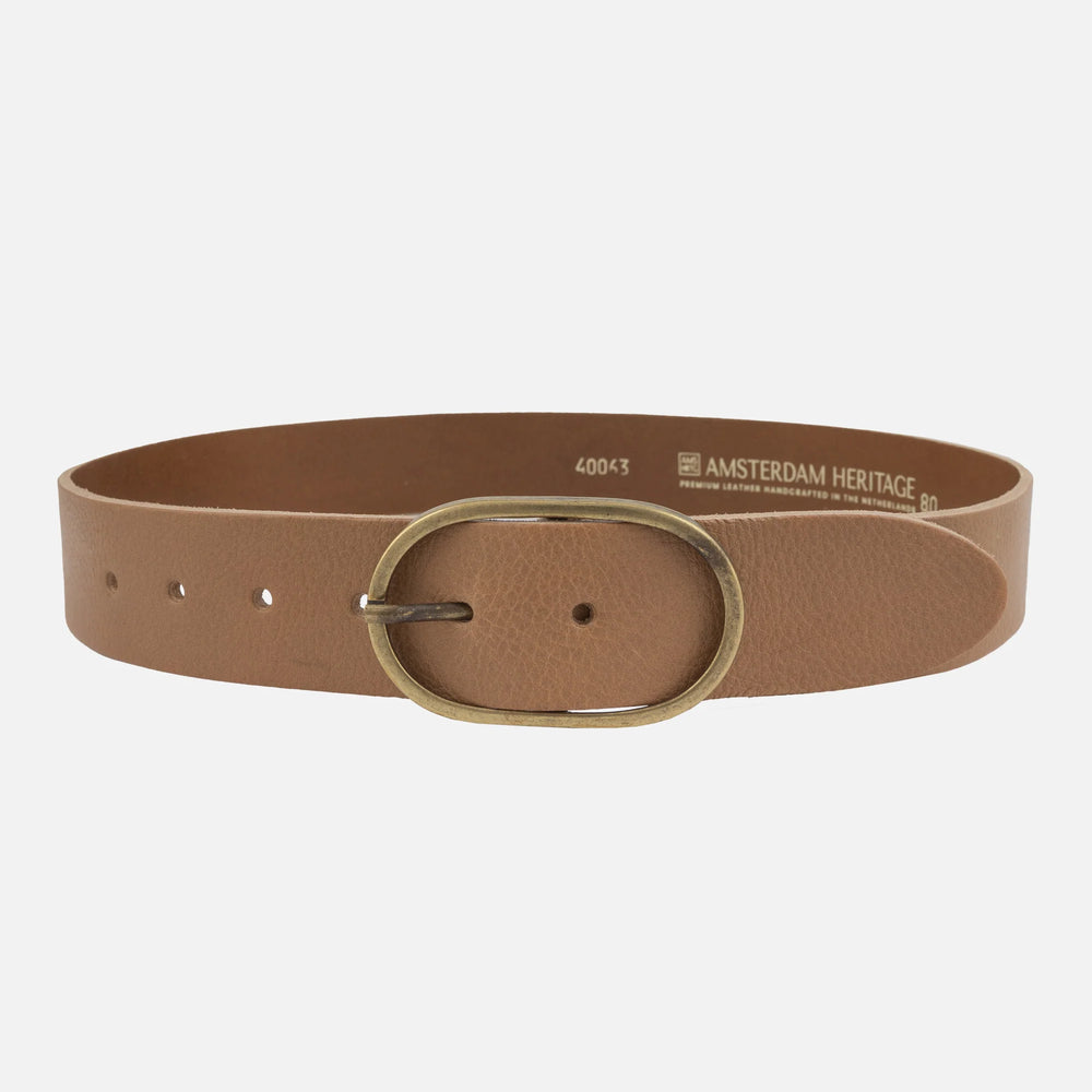 
                      
                        Fien Sand Leather Belt
                      
                    