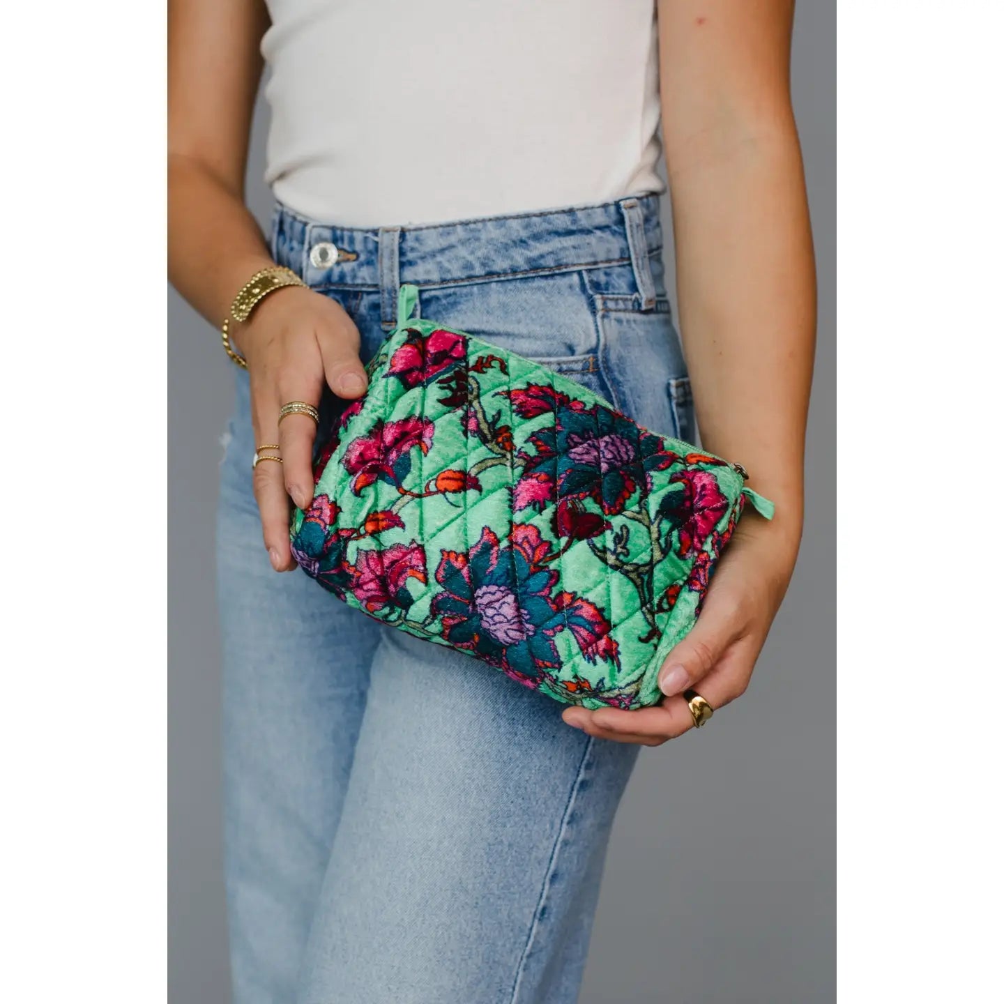 Libby Floral Travel Pouch
