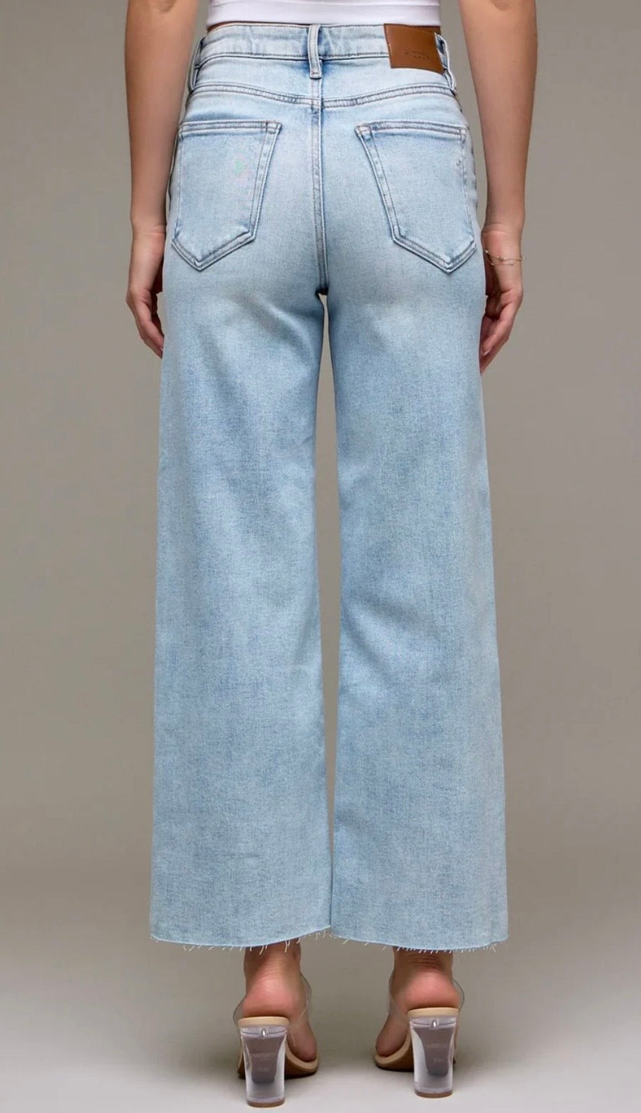 Nori High Rise Cropped Wide Leg