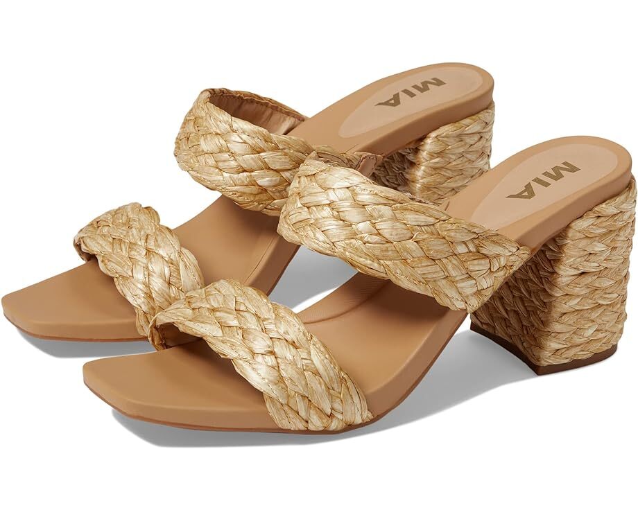 
                      
                        MIA  Braided Raffia Sandal
                      
                    