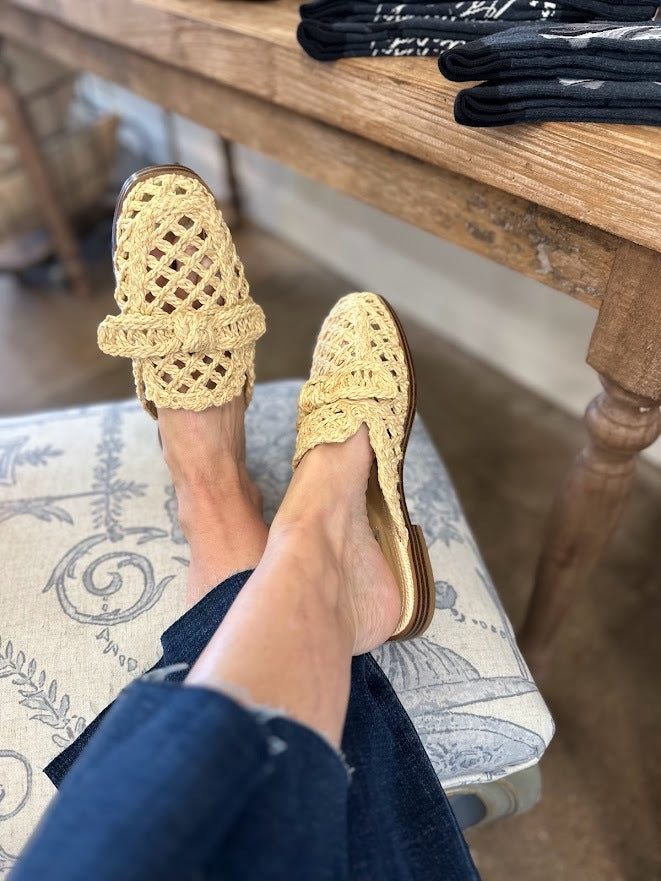 
                      
                        MIA Layce Natural Woven Mule
                      
                    