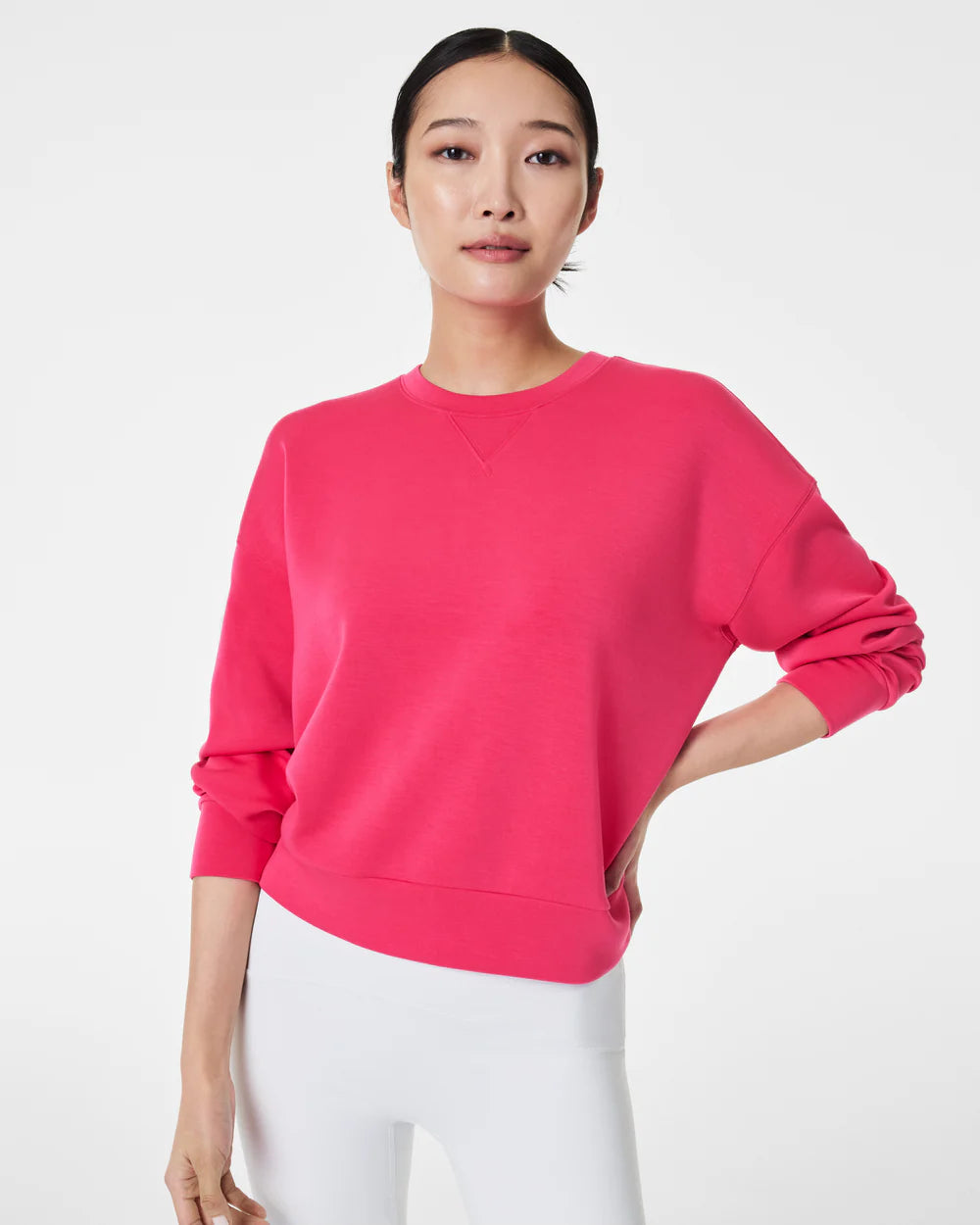 Spanx AirEssentials Crew Cerise Pink