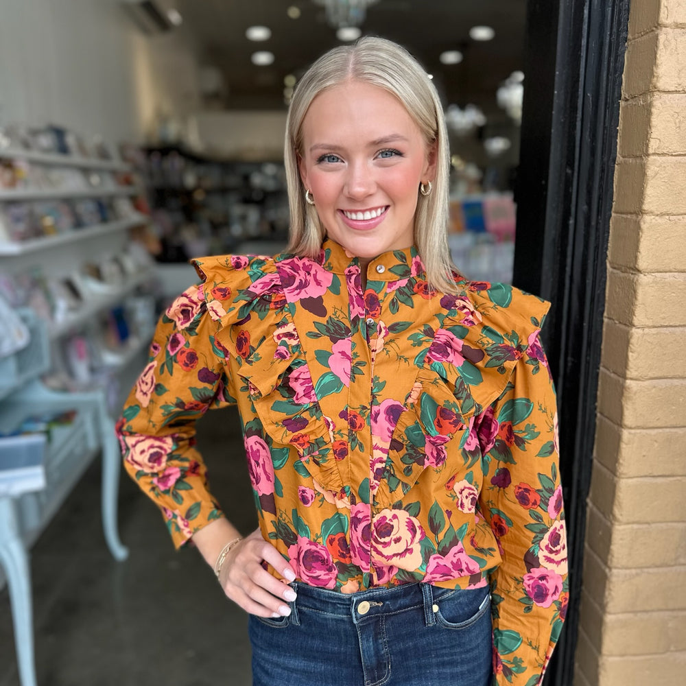 
                      
                        Lynn Floral Shirt
                      
                    