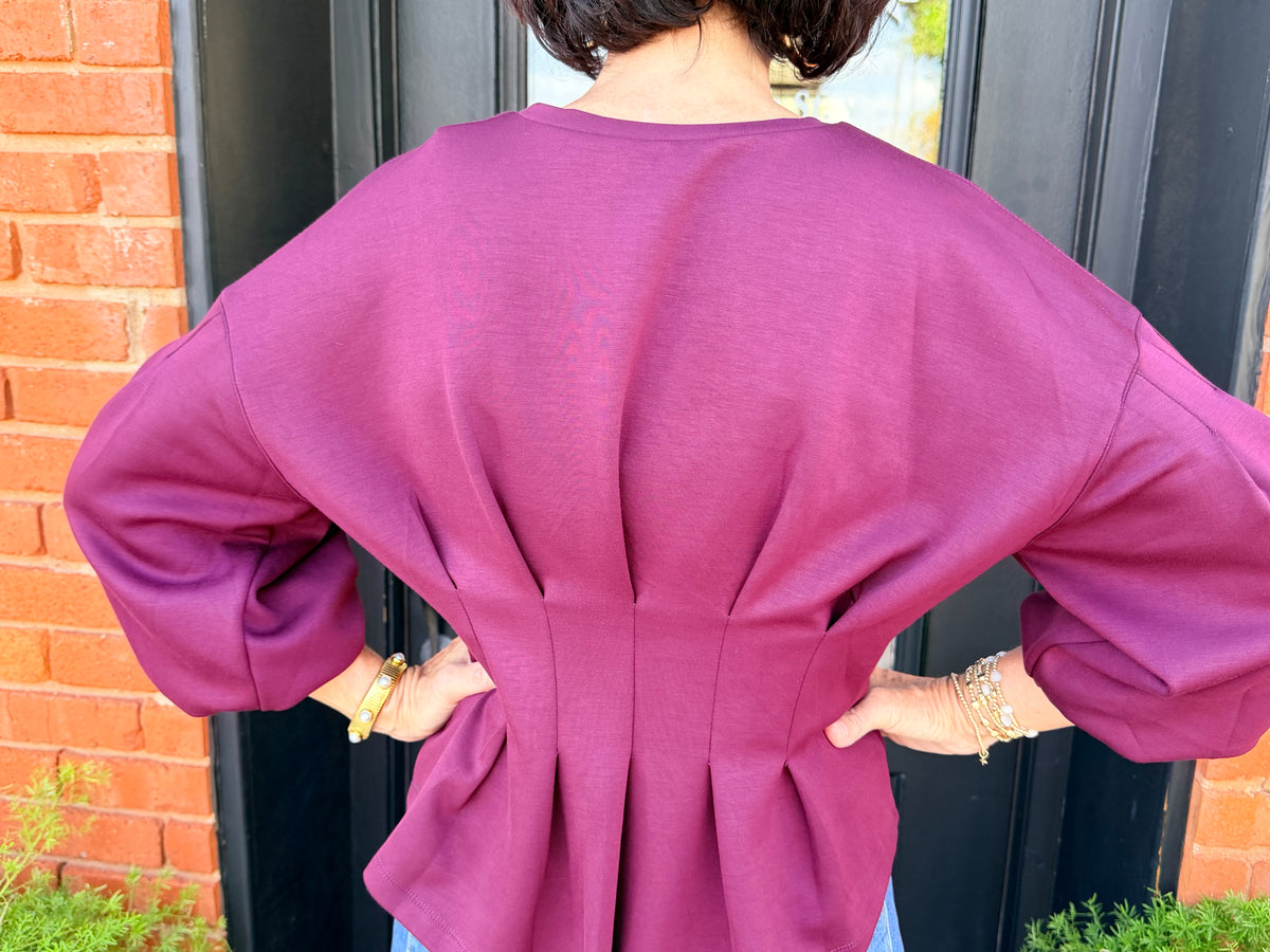 Deep Plum Top