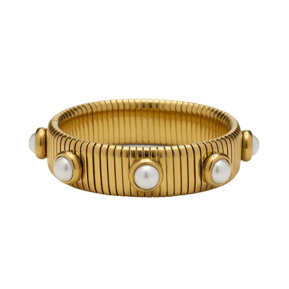 Pearl Tube Bracelet