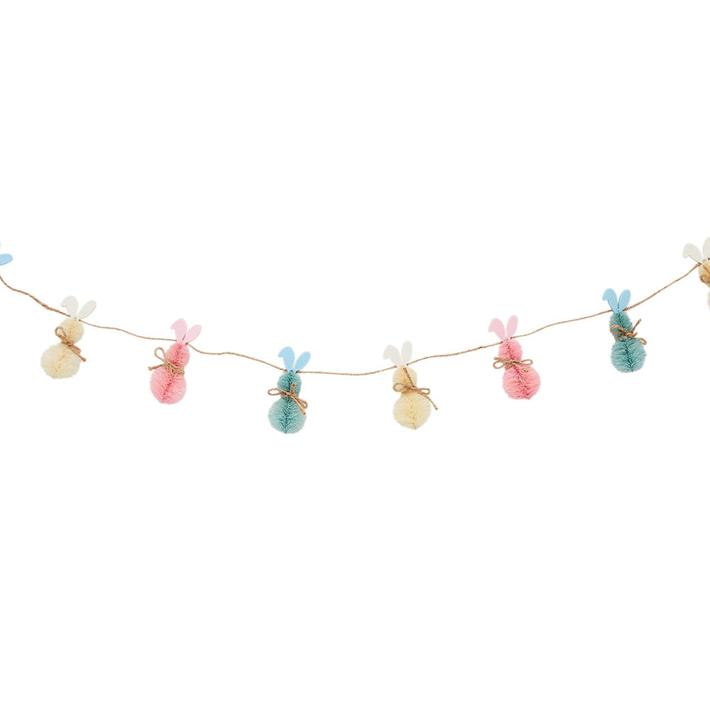 Bunny Botttle Brush Garland