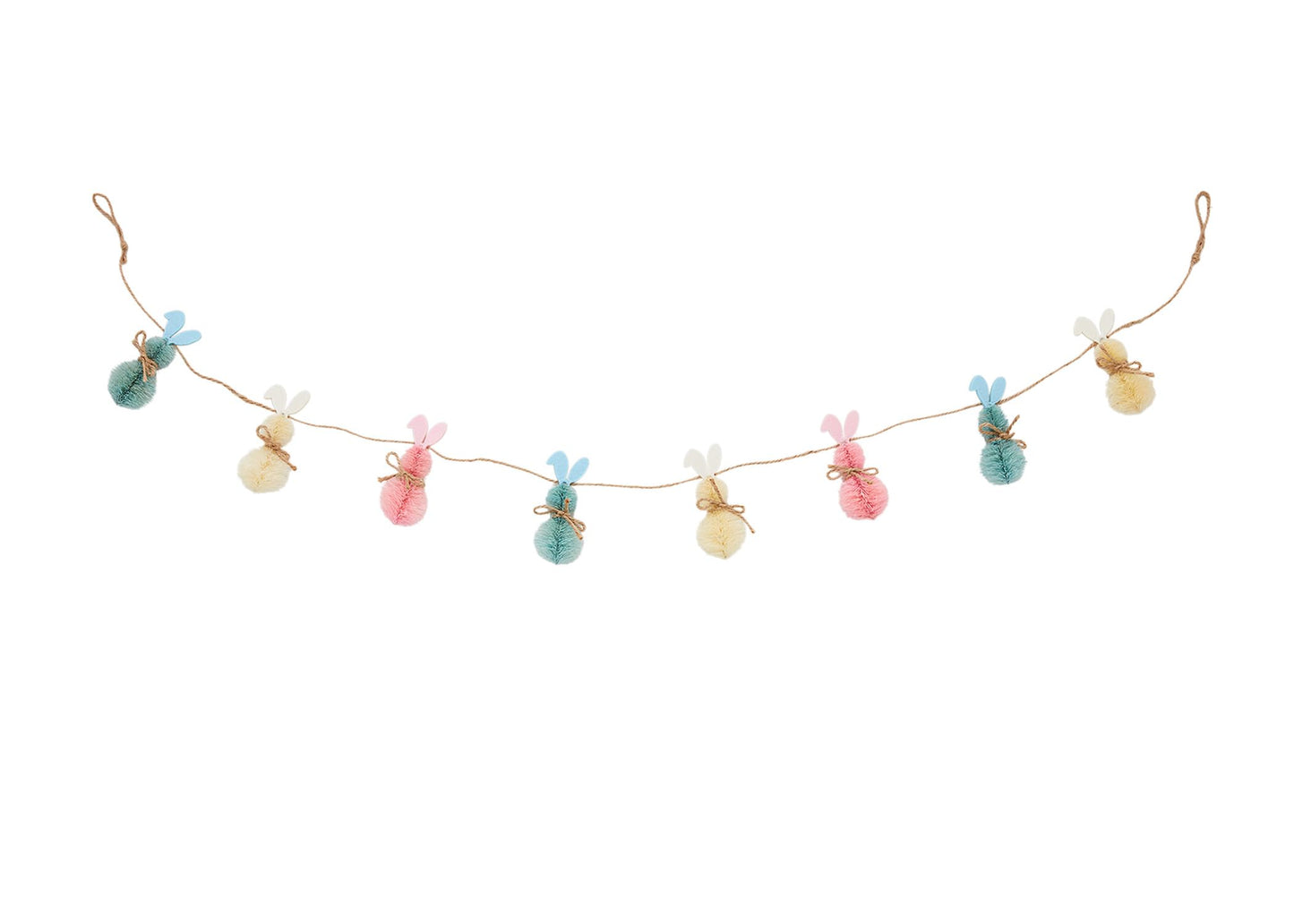 Bunny Botttle Brush Garland