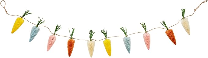 Carrot Bottle Brush Garland