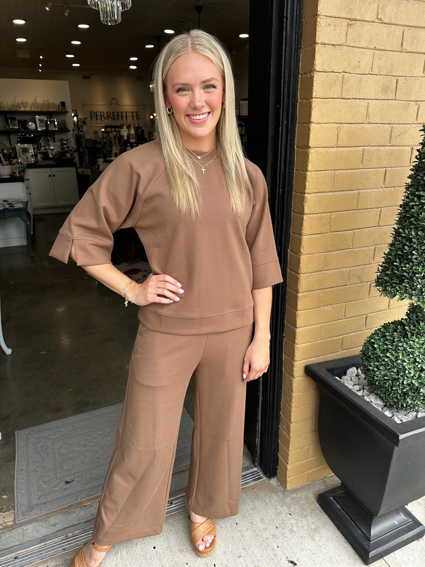 Carmel Raglan Top