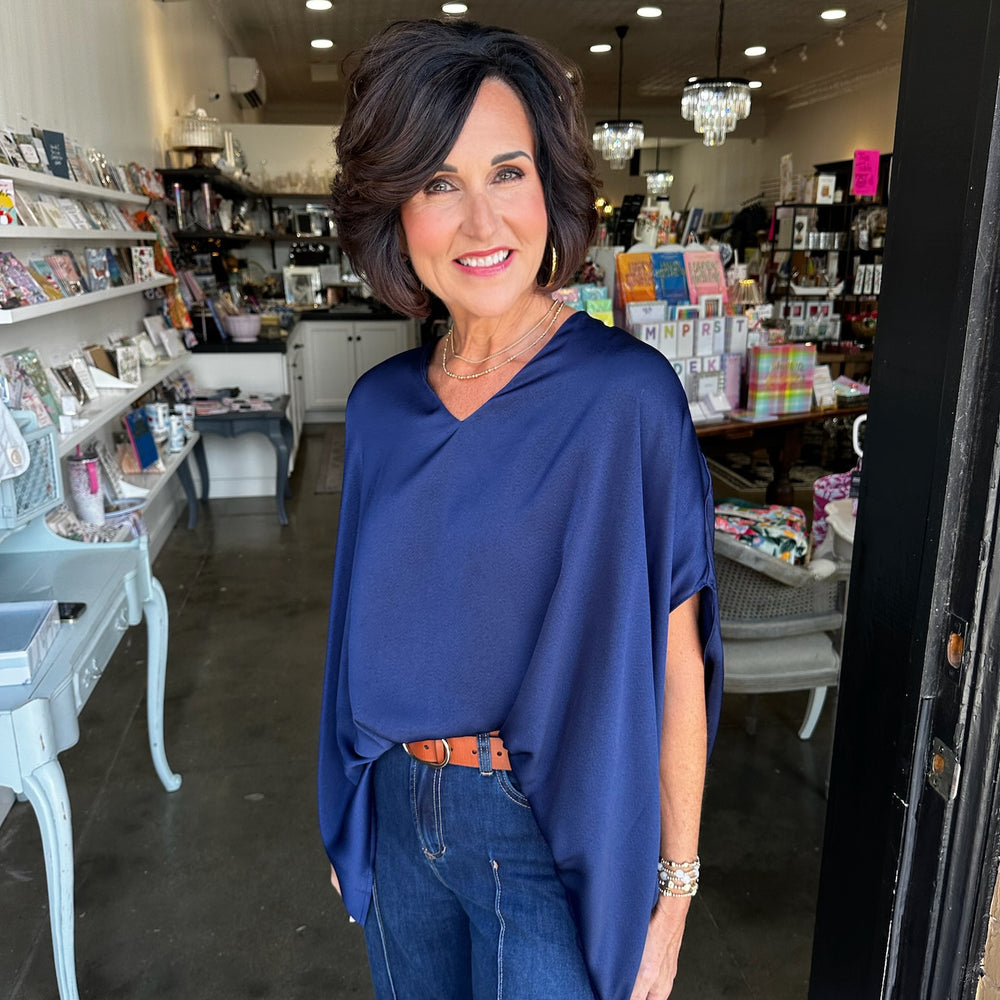 Sawyer Satin Flowy Top