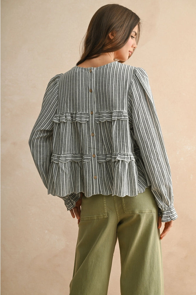 
                      
                        Striped Stephanie Top
                      
                    