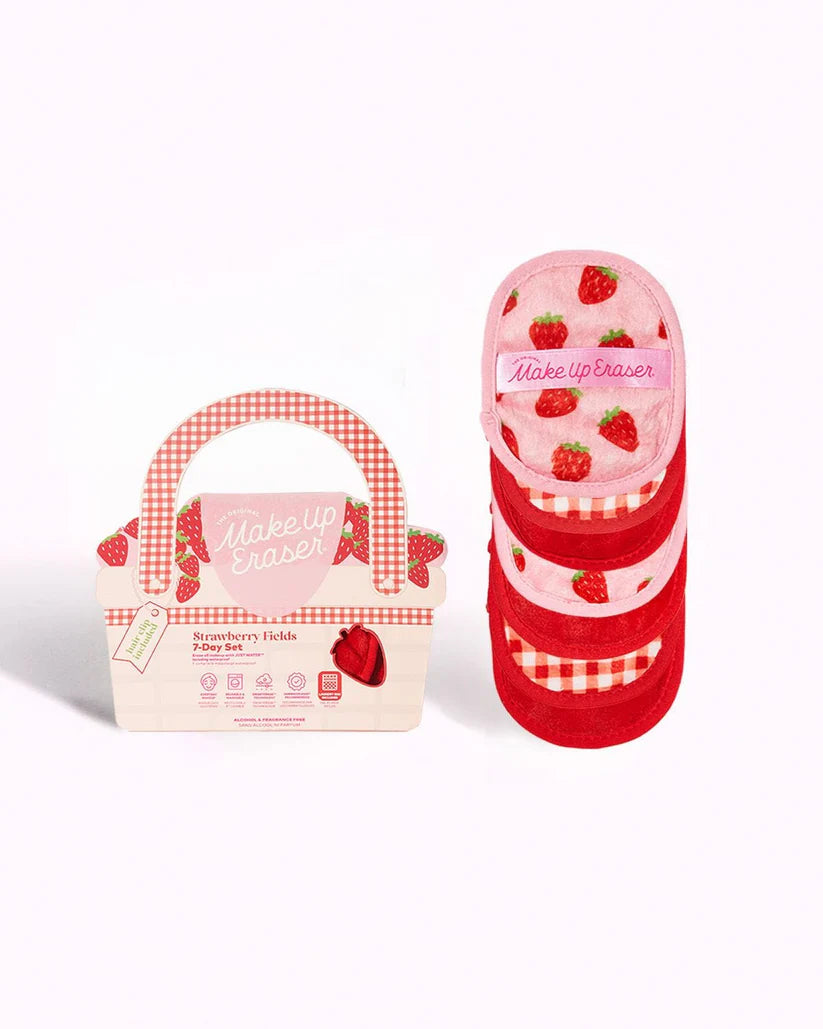 Strawberry Fields MakeUp Eraser 7 day Set