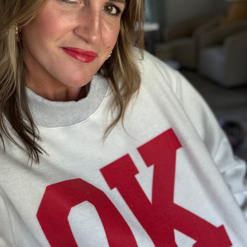 Reversible Oklahoma/OK Sweatshirt