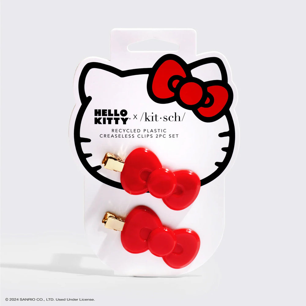 Hello Kitty Creaseless Bow Clip Set