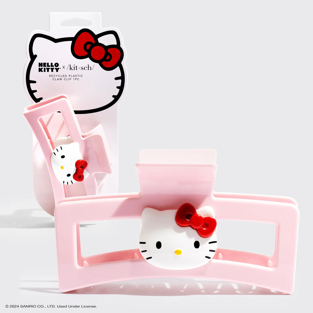 Hello Kitty Face Jumbo Claw Clip