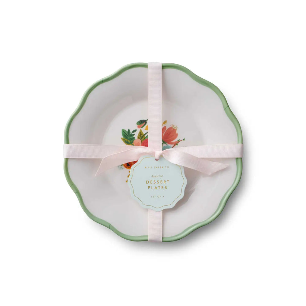 Garden Party Melamine Dessert Plates